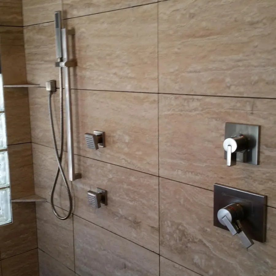 Shower fixture installation for Gas Line Repair in Manteno